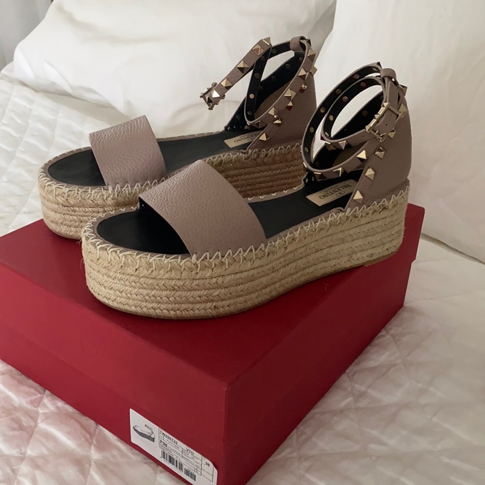 Valentino Platform Espadrilles